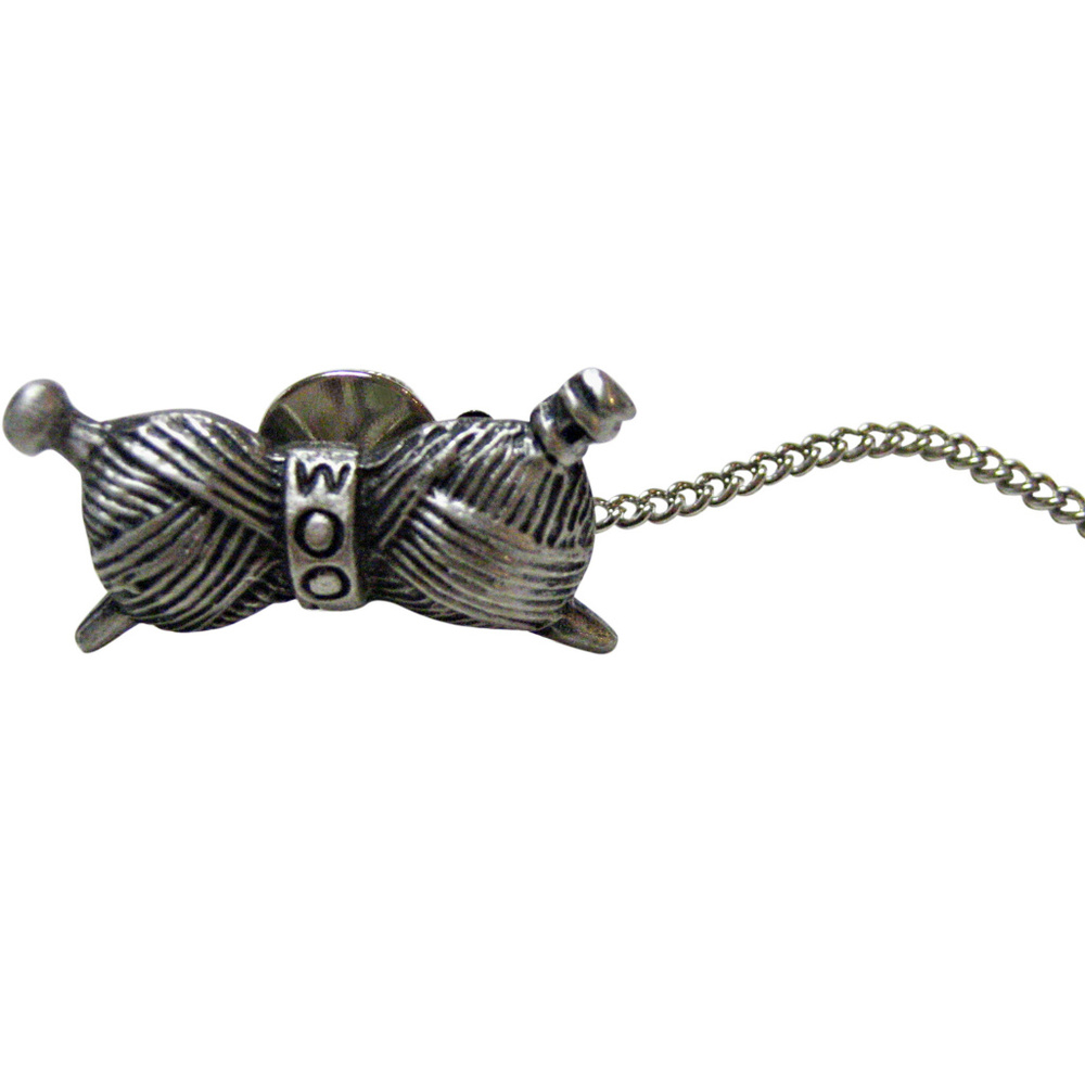Knitting Yarn Tie Tack